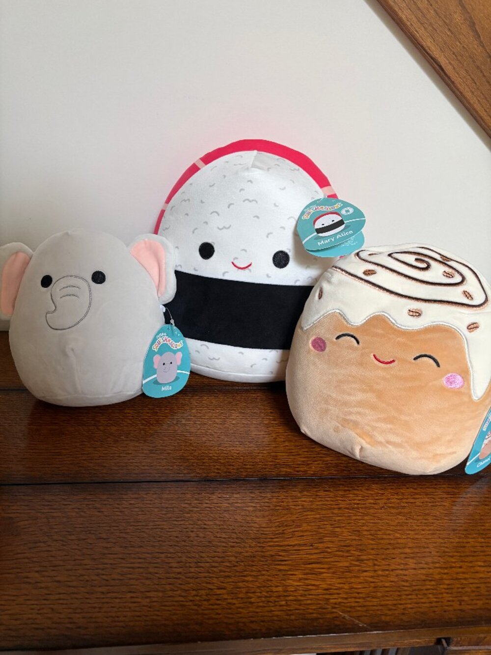 Squishmallows NWT  Set of Three Mary Alice, Chanel and Mila